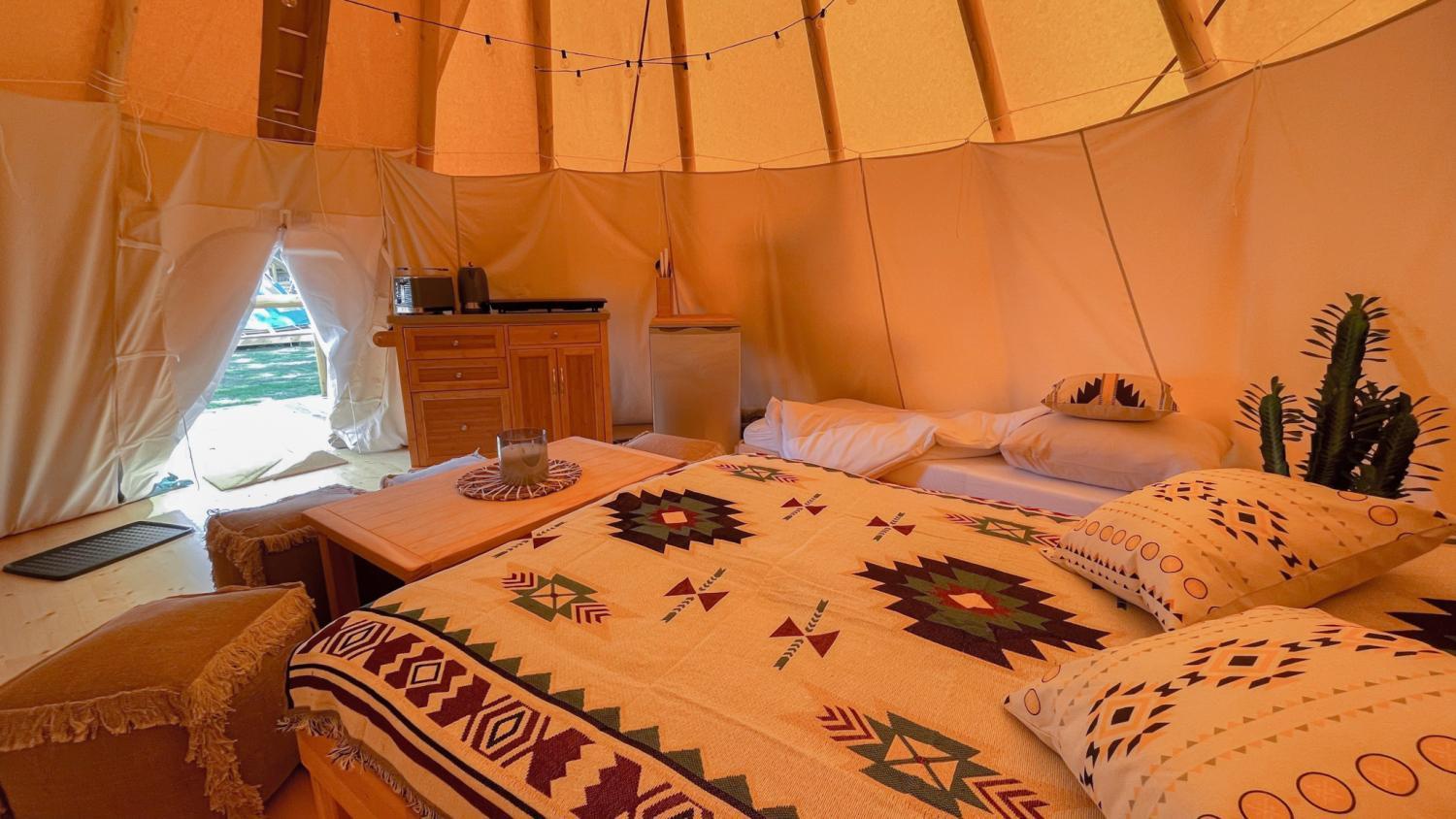 Ferienwohnung Tipi Alabama Falkenburg Exterior foto